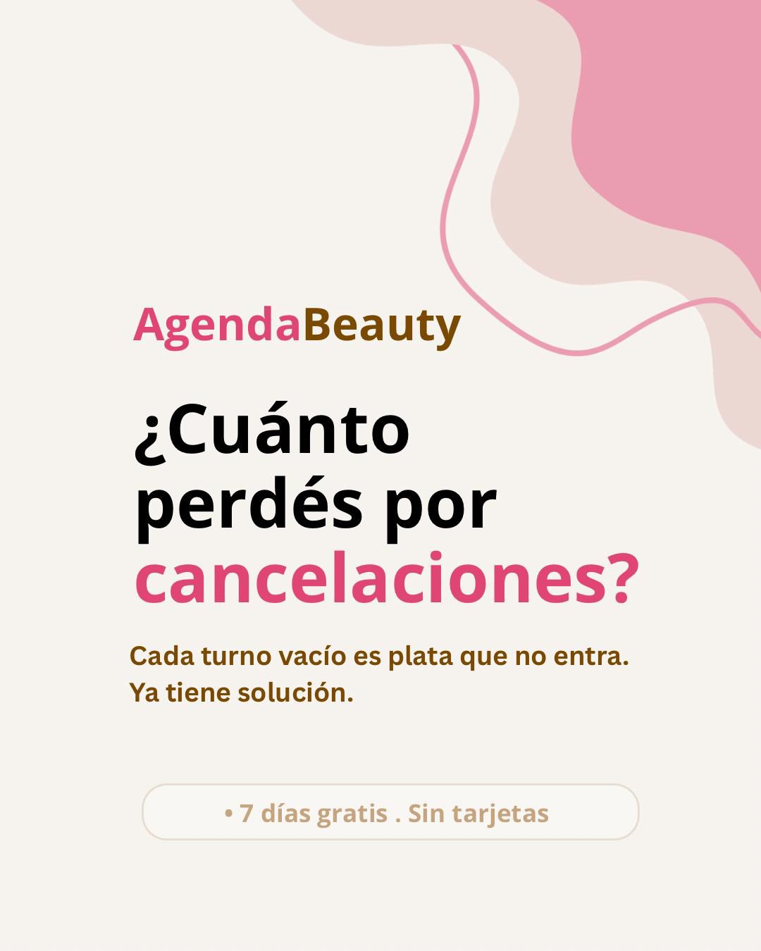 Cobro de seña en salón de belleza