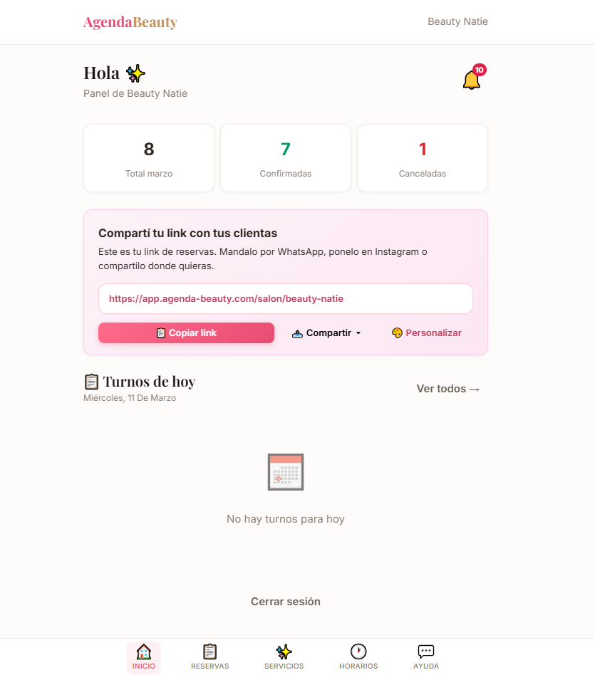 Agenda online para peluquería en México